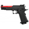 Pistolet Golden Eagle Hi-Capa 5.1 Noir/Rouge airsoft