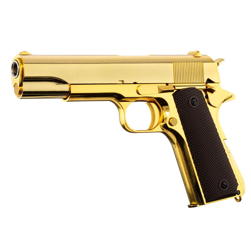 Réplique GBB 1911 Gold Golden Eagle - Airsoft
