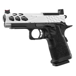 Pistolet Airsoft GBB Stryk Hi-Capa 4.3 Silver Lancer Tactical