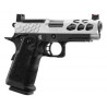 Pistolet Airsoft GBB Stryk Hi-Capa 4.3 Silver Lancer Tactical