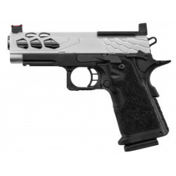 Pistolet Airsoft GBB Stryk Hi-Capa 4.3 Silver Lancer Tactical