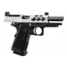 Pistolet Airsoft GBB Stryk Hi-Capa 4.3 Silver Lancer Tactical
