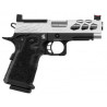 Pistolet Airsoft GBB Stryk Hi-Capa 4.3 Silver Lancer Tactical