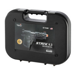 Pistolet Airsoft GBB Stryk Hi-Capa 5.1 Silver Lancer Tactical avec RMR