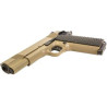 Réplique airsoft GBB 1911 MEU Raven full metal gaz tan 1,0 J
