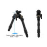 Bipied UTG PRO TBNR 18-22 CM