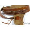 Ceinturon avec un holster sherif pour revolver Western