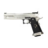 Réplique airsoft HX2201 IPSC split silver gaz GBB