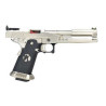 Réplique airsoft HX2201 IPSC split silver gaz GBB