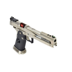 Réplique airsoft HX2201 IPSC split silver gaz GBB