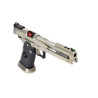 Réplique airsoft HX2201 IPSC split silver gaz GBB