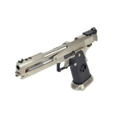 Réplique airsoft HX2201 IPSC split silver gaz GBB