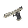 Réplique airsoft HX2201 IPSC split silver gaz GBB