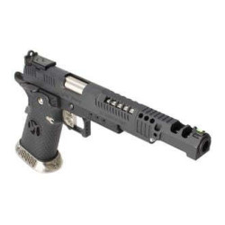 Réplique GBB HX2402 IPSC split black . 38 supercomp - AW custom - Airsoft