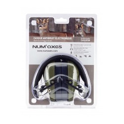 Casque antibruit électronique NUM'AXES CAS1034 Kaki