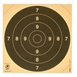 Cartons centre cible C50 21 x 21 cm