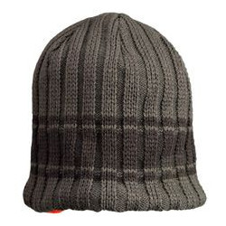 Bonnet Bob Polarfleece réversible vert orange