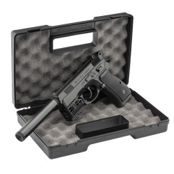 Pack airsoft CZ75D CO2 + mallette + laser + silencieux