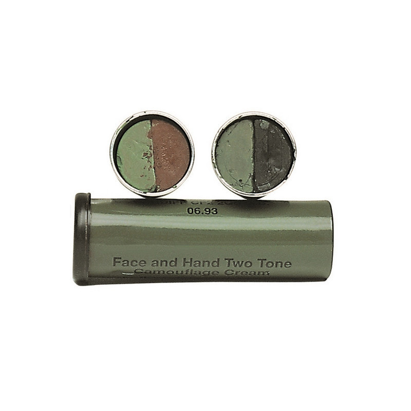 Bâton de grimage 2 couleurs Marron / Kaki