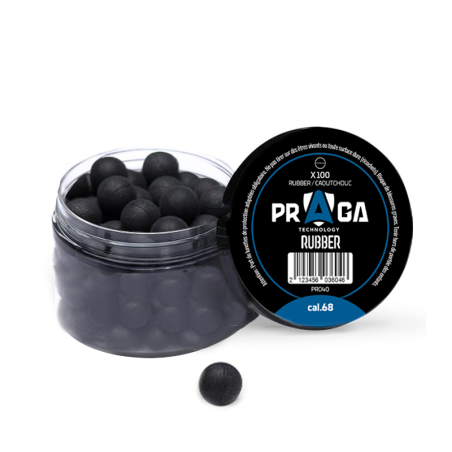 BILLES EN CAOUTCHOUC CAL.68 X100