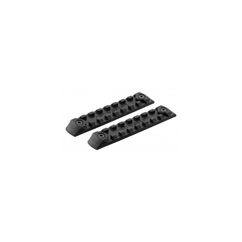 Set de 2 rails picatinny en polymère compatible KEYMOD - NOIR