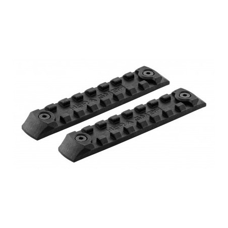 Set de 2 rails picatinny en polymère compatible KEYMOD - NOIR