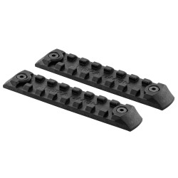 Set de 2 rails picatinny en polymère compatible KEYMOD - NOIR