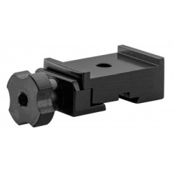 Pied aluminium monobloc à rail de 11mm pour compensateur