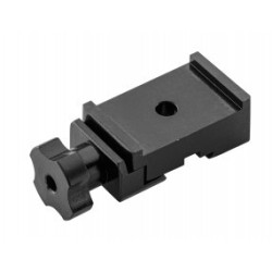 Pied aluminium monobloc à rail de 11mm pour compensateur