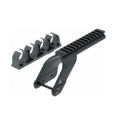 Rail Picatinny et porte cartouches pour Maverick 88 / Mossberg 500 - 590 - UTG