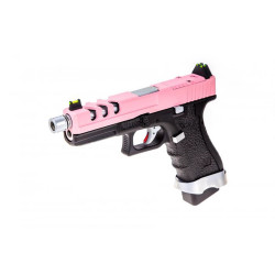 Réplique GBB VORSK EU7 Vented Noir/Rose - Airsoft
