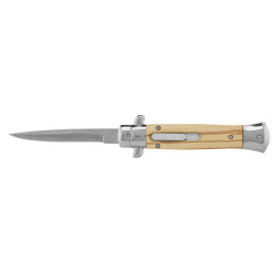 Couteau automatique type Italien manche bois OTF