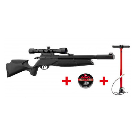 Pack Carabine Arrow PCP 4.5mm 19.9J + Lunette + boite de plombs + Pompe PCP