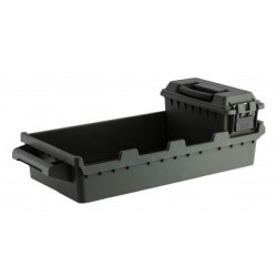 Set 4 caisses à munitions avec bac de transport