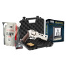 Pack Airsoft revolver CO2 CHIAPPA RHINO 50DS + Co2 + billes + cible + mallette