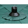 Parapluie orientable vert Ø2,20 mètres