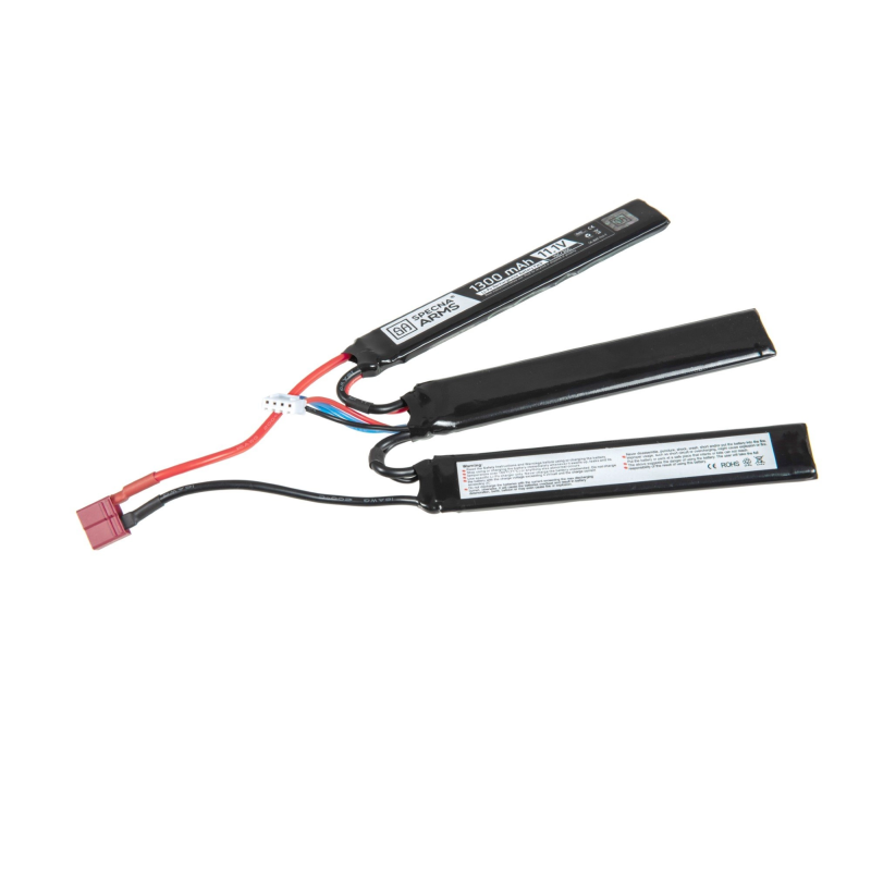 BATTERIE LIPO 11.1V 1300MAH 15/30C - 3 MODULES - T-CONNECT