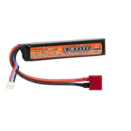BATTERIE LI-PO 11.1V 1300MAH 1 STICK DEAN