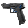 Pistolet GBB Lancer Tactical LTX Competition airsoft Noir / Bleu