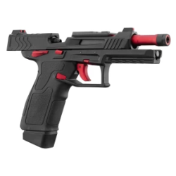 Pistolet GBB Lancer Tactical LTX Competition airsoft Noir/Rouge
