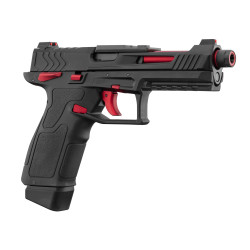Pistolet GBB Lancer Tactical LTX Competition airsoft Noir/Rouge