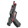 Pistolet GBB Lancer Tactical LTX Competition airsoft Noir/Rouge