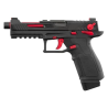 Pistolet GBB Lancer Tactical LTX Competition airsoft Noir/Rouge