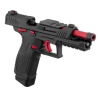Pistolet GBB Lancer Tactical LTX Competition airsoft Noir/Rouge