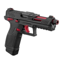 Pistolet GBB Lancer Tactical LTX Competition airsoft Noir/Rouge