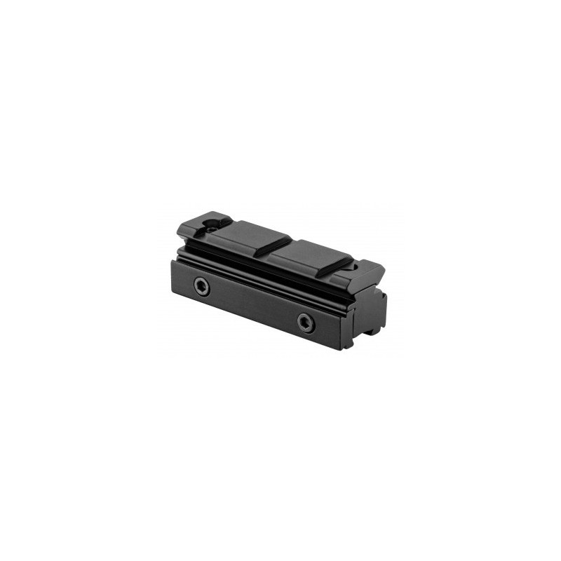 Rail adaptateur 11mm vers 20mm 3 slots
