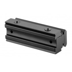 Rail adaptateur 11mm vers 20mm 3 slots