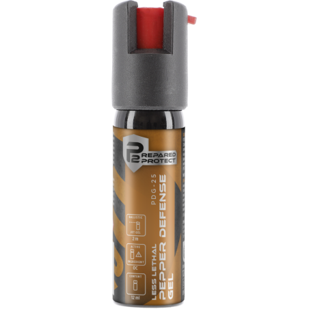 Umarex - BOMBE P2P PDG-25 GEL OC POIVRE 12 ML JET BALISTIQUE