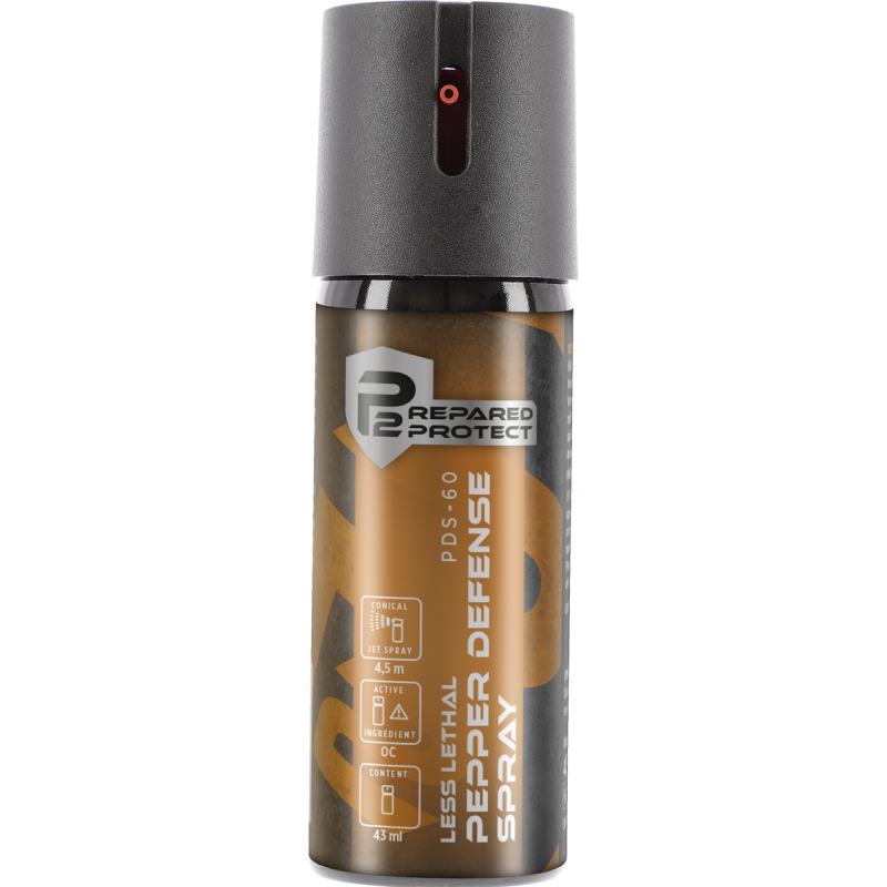 Umarex - BOMBE P2P PDS-60 GAZ OC POIVRE 43 ML JET CONIQUE