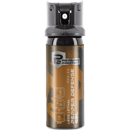 Umarex - BOMBE P2P PDG-60 GEL OC POIVRE 38 ML JET BALISTIQUE